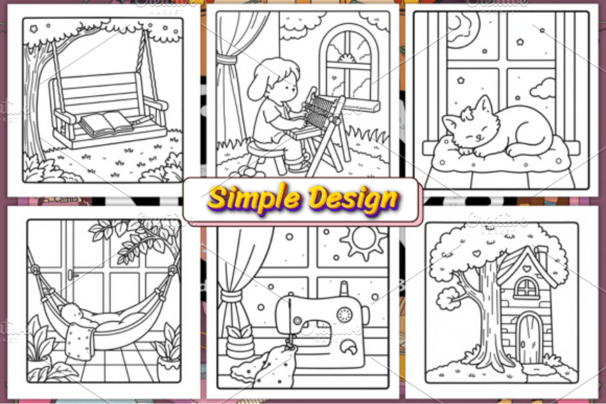 Bold and Easy Cozy Nooks, a Decorative Illustration by Ink Gallery (Photo 2 of 4)