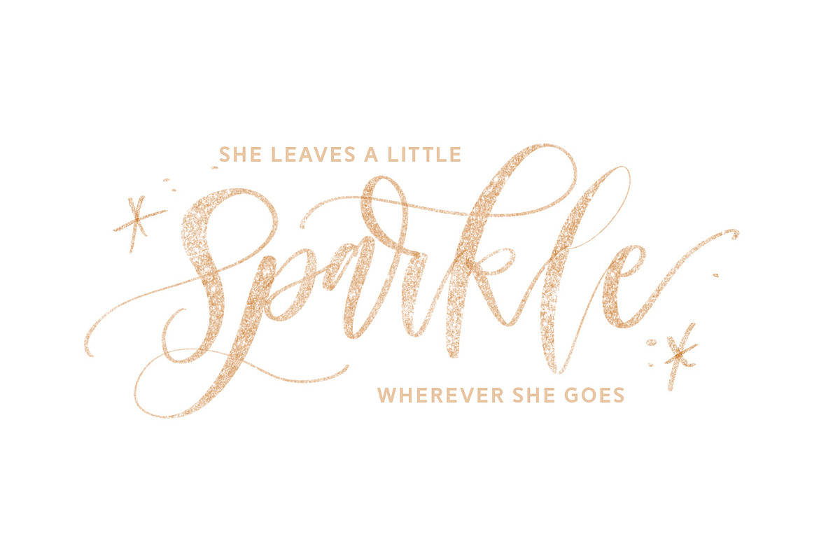 Glitter Procreate 7 Brush Bundle, a Brush Add-On by The Pigeon Letters (Photo 4 of 4)
