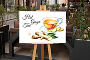 Ginger.Watercolor collection, a Food Illustration by Daria Ustiugova (Thumbnail 4 of 4)