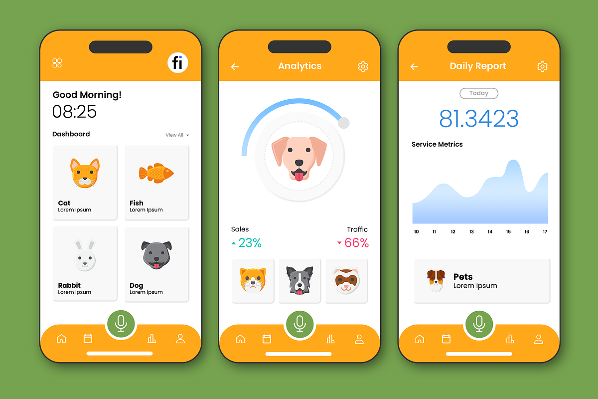 Pet Essentials Icon Set, a Solid Icon by Flat Icons (Photo 4 of 7)