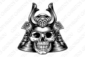 Samurai Skull