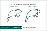 Minimal rainforest icons, an Outline Icon by Picture Window (Thumbnail 3 of 5)