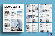 Newsletter Template, a Brochure Template by E-Type (Thumbnail 1 of 7)
