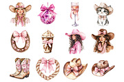 Watercolor Western Clipart, a Seasonal Illustration by Design Market (Thumbnail 4 of 5)