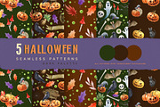 Halloween Watercolor Clipart, a Seasonal Illustration by AnitaPol (Thumbnail 16 of 20)