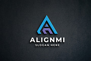 Geometric Triangle Letter A Logo, a Branding & Logo Template by Design_Planet (Thumbnail 1 of 3)