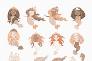 Tiny mermaids - baby collection, an Animal Illustration by polikarpovaart (Thumbnail 10 of 11)