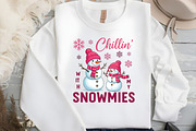Chillin Snowmies PNG, an Illustration by Black Bird Studio (Thumbnail 2 of 4)
