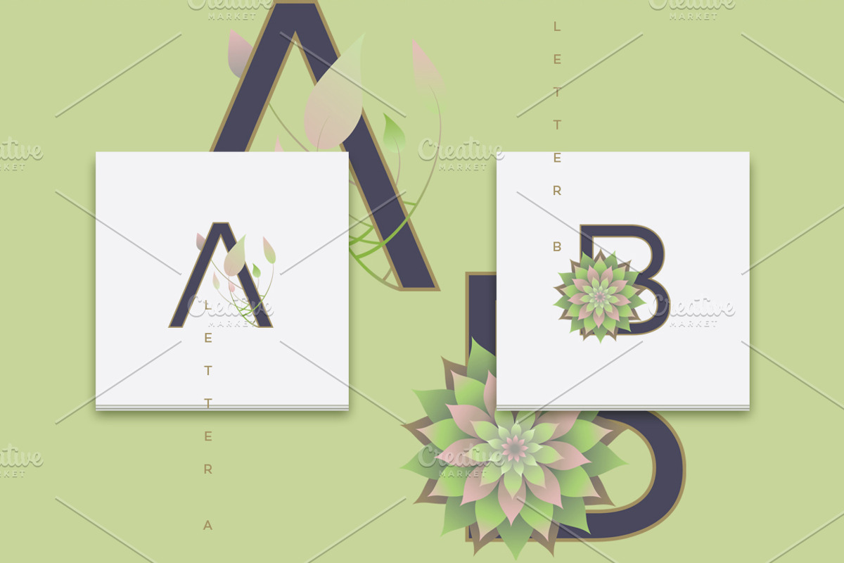 Spring alphabet letters, a Symbol Font by Polar Vectors (Photo 11 of 23)