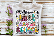Last Day of School Png, Preppy, a Work Illustration by Sublimation Artist (Thumbnail 3 of 9)