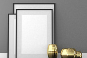 Mock up poster in a square frame, a Print Template by Olesya Morokhovets (Thumbnail 3 of 3)