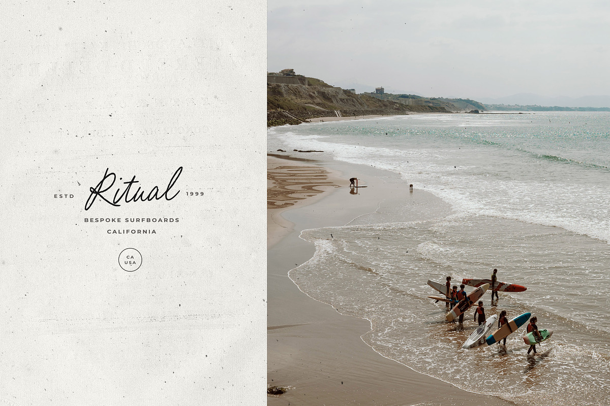 Beach Bound - A Fresh Pencil Script, a Script Font by Nicky Laatz (Photo 15 of 26)