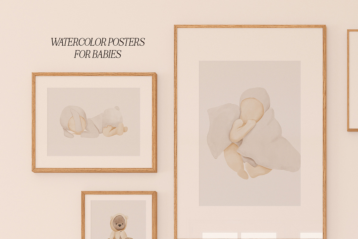 Minimalist posters for little ones, a Background Graphic by Purple (Photo 8 of 10)