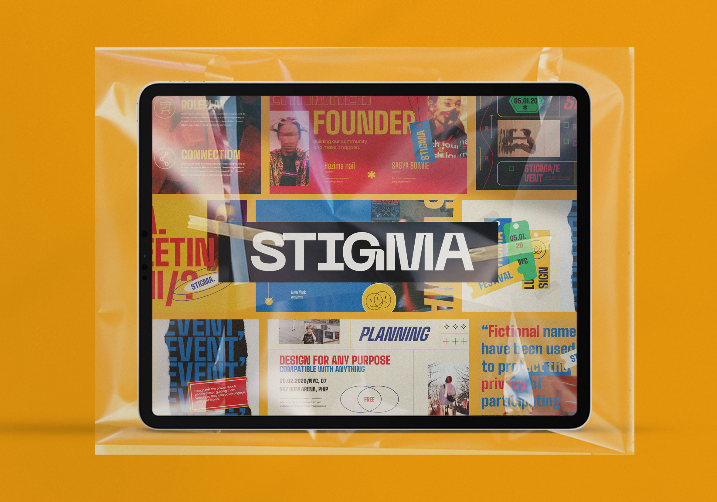 STIGMA - Google Slide, A Presentation Template By Dirtytemp Studio