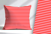 Flamingo Pink and Orange Stripe, a Pattern Graphic by Sharon Schwalbe (Thumbnail 1 of 3)