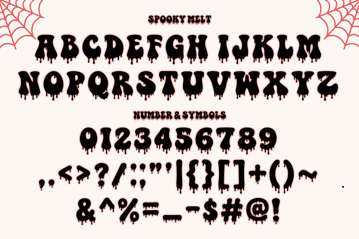 Spooky Melt Font, a Blackletter Font by Meow Creation (Photo 2 of 9)
