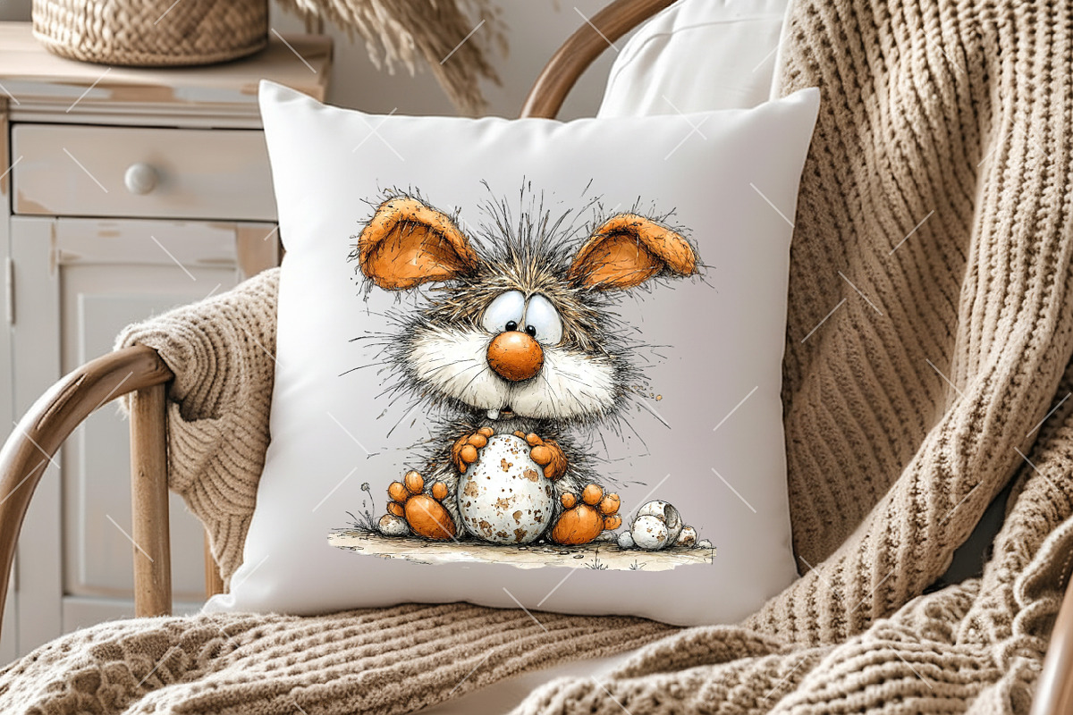Funny Easter Hedgehog Clipart, an Illustration by OK Design (Photo 6 of 6)