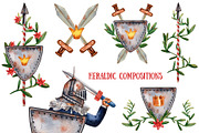 Old Fairy Tale - Watercolor Clip Art, an Animal Illustration by Mashamashastu (Thumbnail 13 of 16)