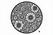 Floral Mandala Vector Bundle Set, an Illustration by Designs_River (Thumbnail 8 of 9)