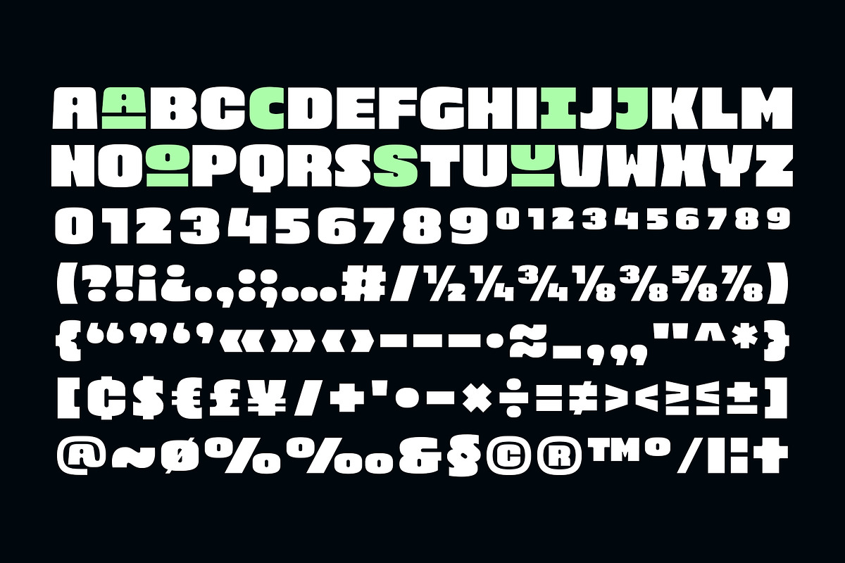 Brodaers Expanded Font, a Sans Serif Font by trustha (Photo 14 of 15)