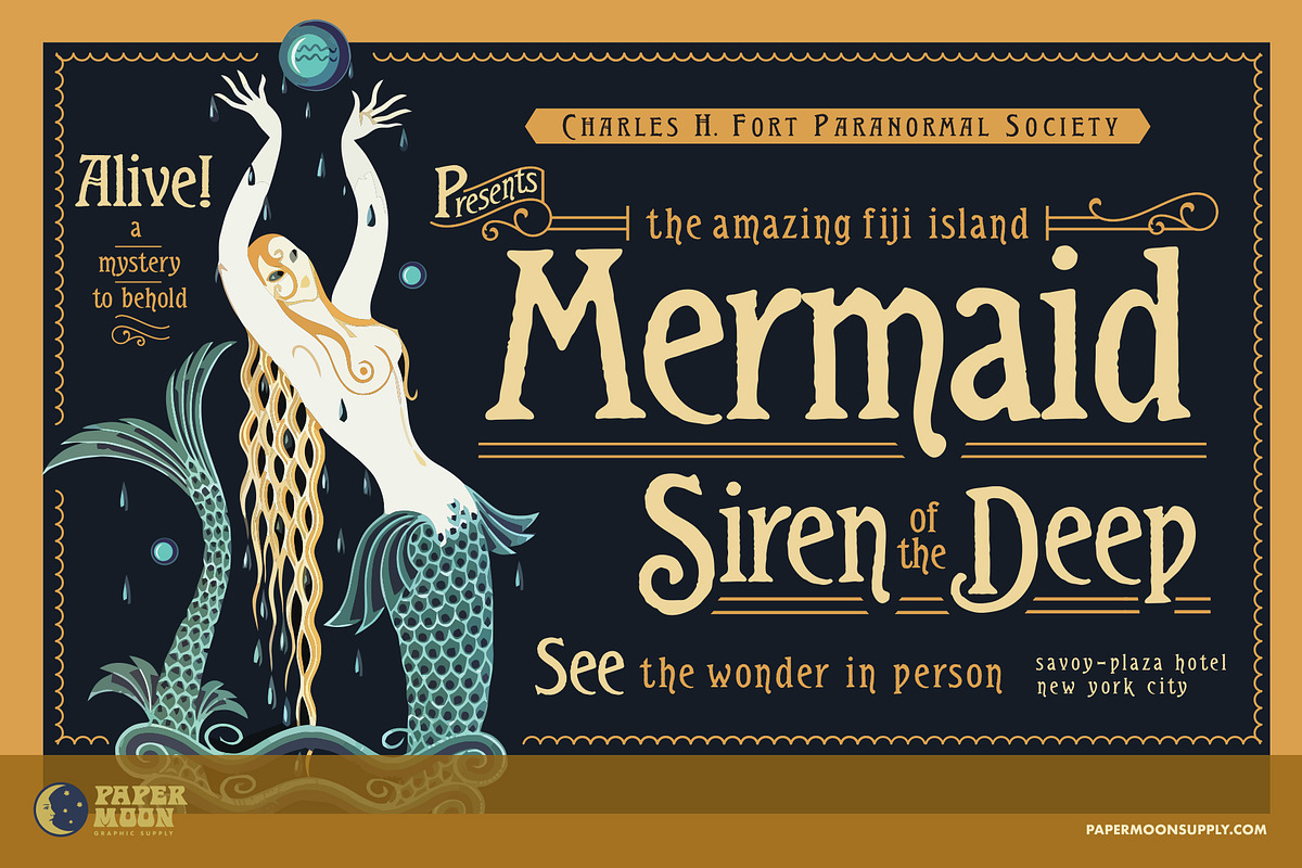 Krampus Teutonic Vintage Font, a Serif Font by Paper Moon Graphic Supply (Photo 7 of 9)