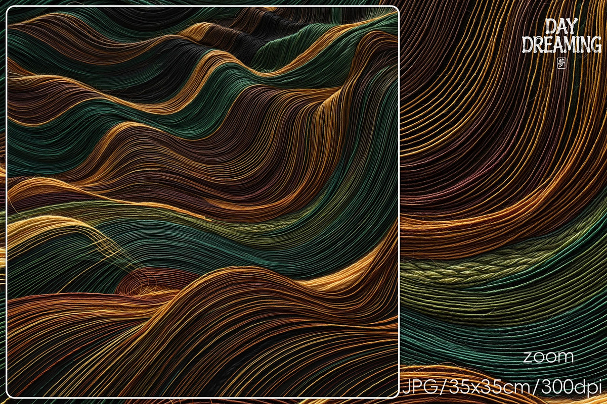 Abstract Flowing Silk Art, a Decorative Illustration by yahu88studio (Photo 5 of 7)