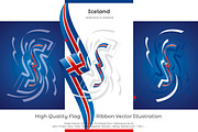 Iceland flag ribbon vector, a Templates & Theme by Simbos (Thumbnail 2 of 9)