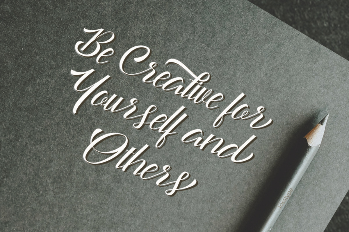 Sageetha, a Script Font by josstype (Photo 2 of 6)