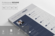 Resume CV Template, a Resume Template by art_ample (Thumbnail 1 of 3)