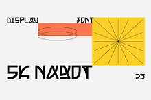 SK Nagot — Modern Decorative Font