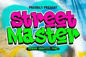 Street Master - Graffity Font