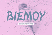 Biemoy Playfull Cheersfull Font, a Script Font by ArtiXLabs (Thumbnail 1 of 11)