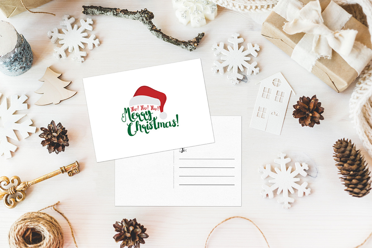 Christmas Card and Postcard, a Card Template by Em & Dash (Photo 2 of 5)