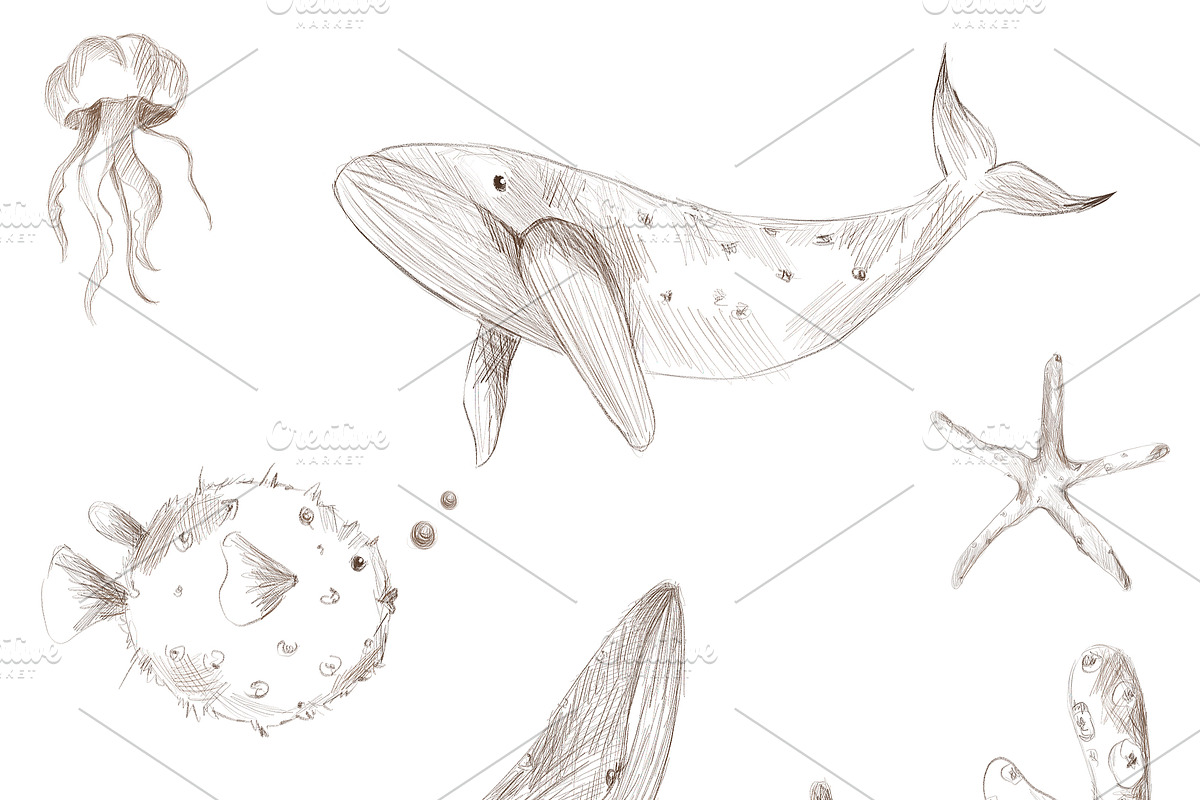 Wallpaper sea for kids, a Wallpaper Graphic by maniamantellina (Photo 3 of 3)