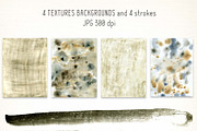 Watercolor Japanese Vintage WabiSabi, a Texture Illustration by KomannaArt (Thumbnail 9 of 9)