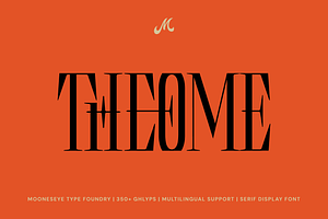 Theome – Serif Display Font
