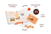 Cozy Reading Clipart Bundle, an Education Illustration by vik.stock (Thumbnail 5 of 8)