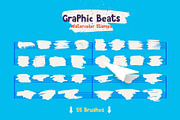 Graphic Beats: Illustrator Brushes, a Brush Add-On by Creative Veila (Thumbnail 6 of 12)