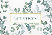 Greenery. Watercolor illustration, a Decorative Illustration by DamriNa art (Thumbnail 1 of 11)