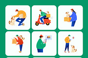 75 Delivery Flat Illustrations, a Transportation Illustration by Vectors Market (Thumbnail 8 of 11)