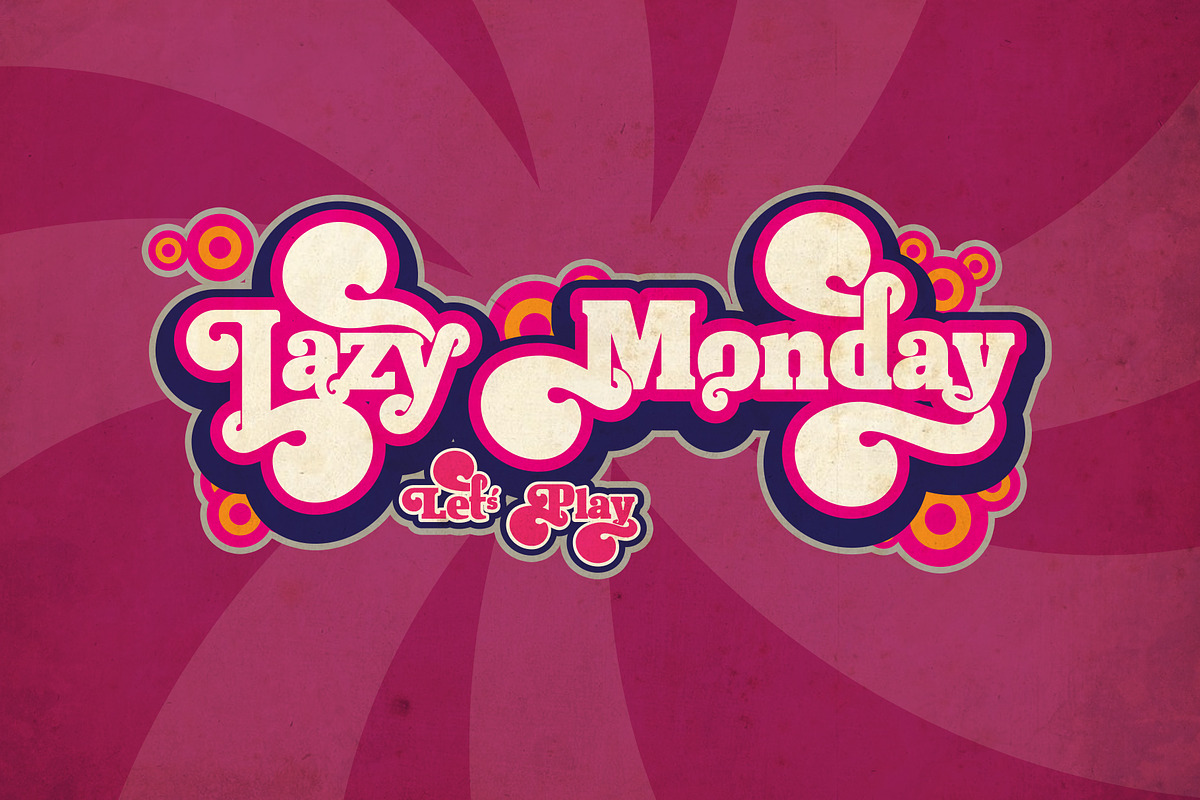 Ventabold - Retro Groovy Font Style preview 2