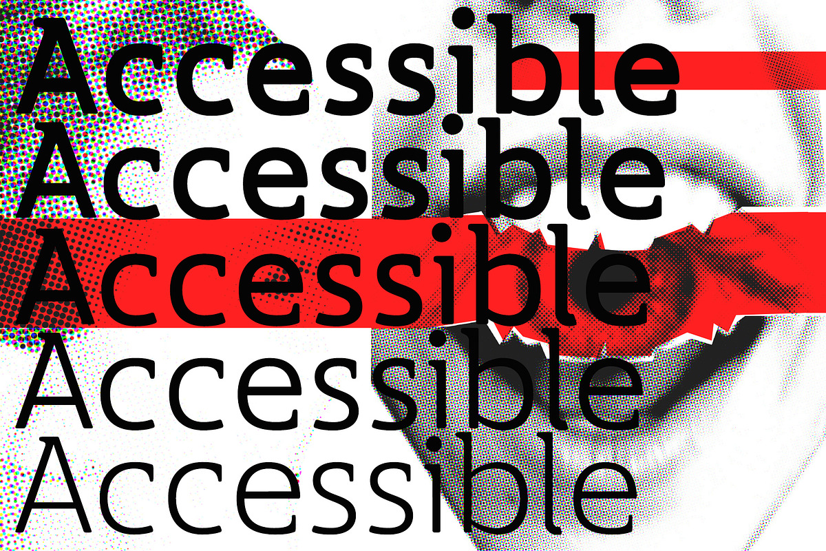 Accessible Font Version 5, a Serif Font by Educational Design