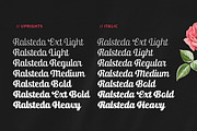 Ralsteda Font Family, a Script Font by Seniors (Thumbnail 3 of 18)