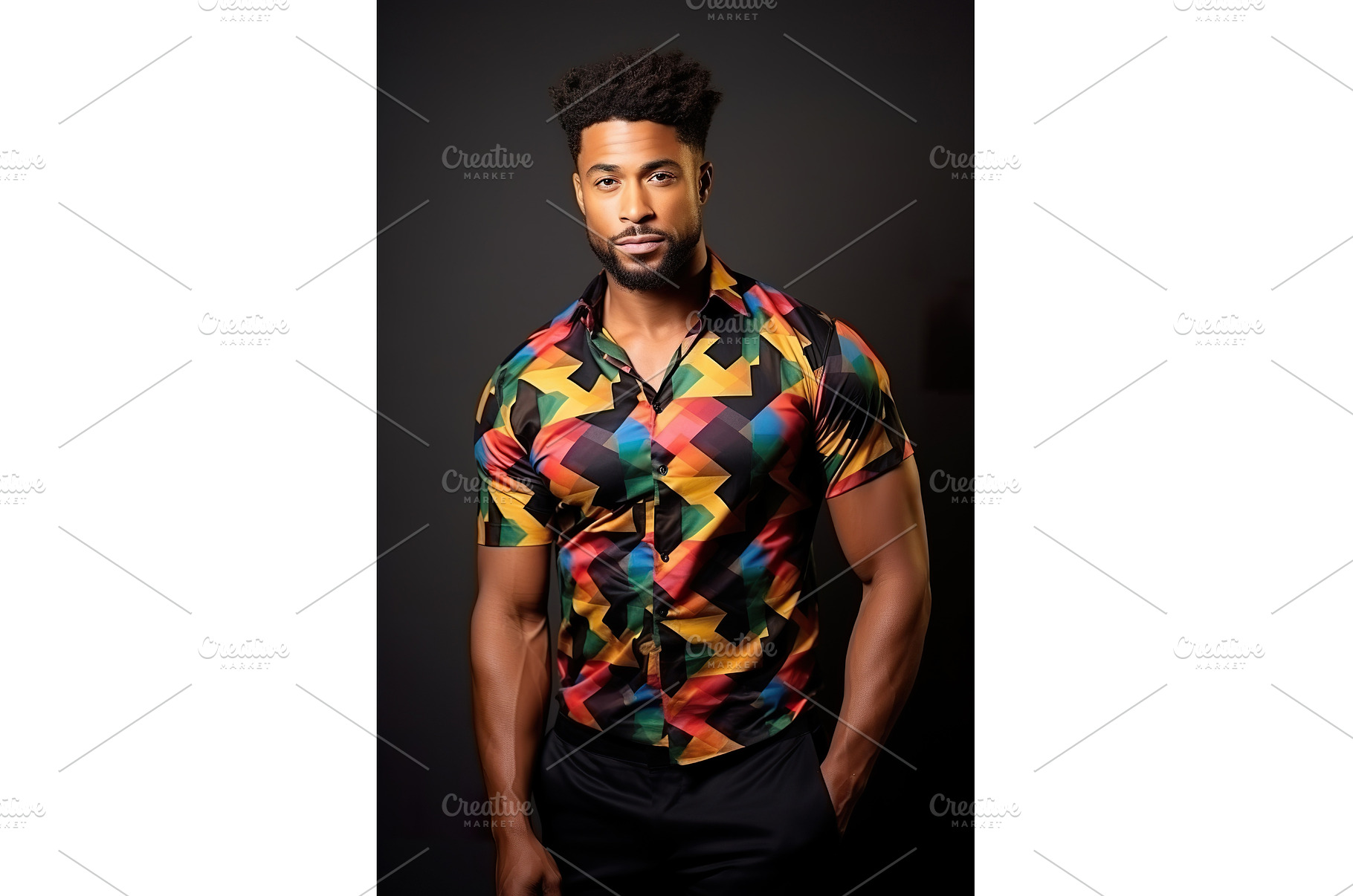 Stylish african male adult in, a Person Photo by Lermont51