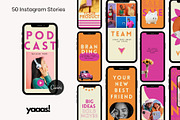 Bold Orange Pink Instagram Templates, a Social Media Template by Yaaas Design (Thumbnail 8 of 12)