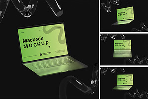 Macbook Mockup, a Mac Mockup by HanaSaka_Studio