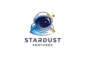 Stardust Ventures Astronaut, a Branding & Logo Template by Logocreative