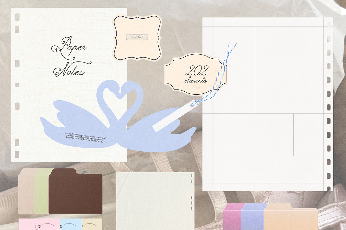 Paper Notes Collection, an Object Graphic by Feelsoul (Photo 5 of 10)