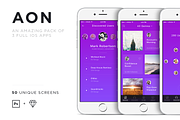 AON - a pack of 3 beautiful iOS apps, a Graphic by Ionut Zamfir (Thumbnail 2 of 5)
