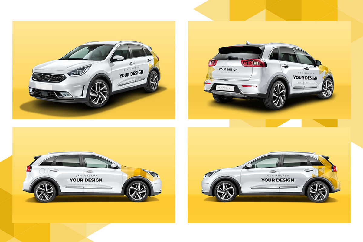 Car Mockup | Customizable PSD, an Advertising Mockup by MDG (Photo 13 of 13)